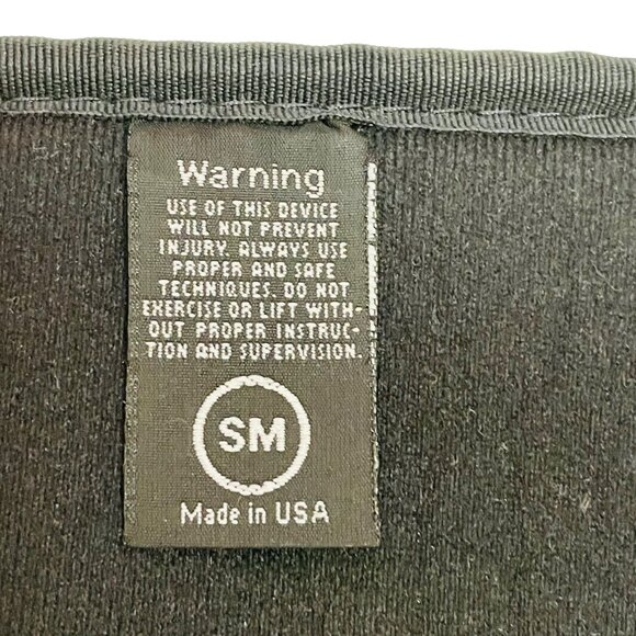 Valeo Weightlifting Belt With Velcro Strap Small Size Black - Picture 5 of 7